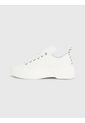 Tenis Blanco De Cuero Con Plataforma Tommy Hilfiger de Tommy Hilfiger