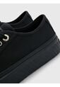 Tenis Negro De Cordones Con Plataforma Tommy Hilfiger de Tommy Hilfiger
