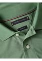 Polo Verde De Punto Interlock De Corte Regular Tommy Hilfiger de Tommy Hilfiger