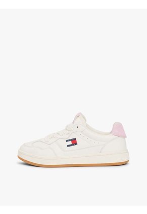 Tenis Blanco Archive De Cuero Tommy Hilfiger
