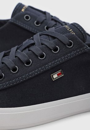 Tenis Casual Tommy Hilfiger Canvas Azul