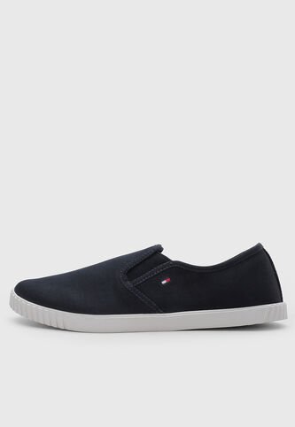 Tenis Casual Tommy Hilfiger Canvas Azul Tommy Hilfiger