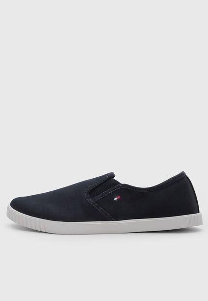 Tenis Casual Tommy Hilfiger Canvas Azul