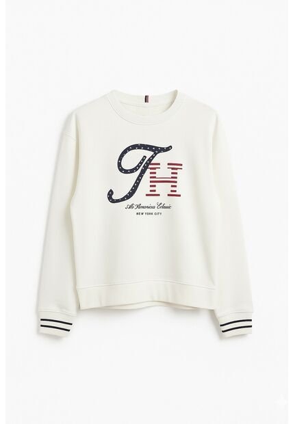 Saco Blanco Con Estampado Gráfico All American Classics  Tommy Hilfiger