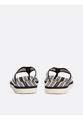 Sandalias Negro De Tejido Trenzado Con Monograma TH Tommy Hilfiger