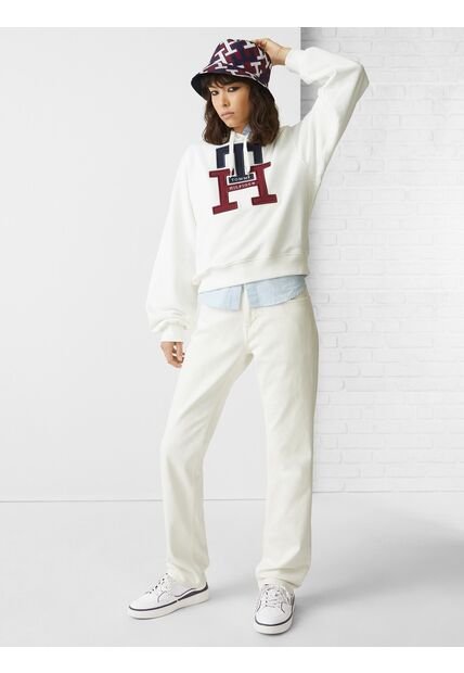 Zapatilla Blanca Con Logo Tommy Hilfiger