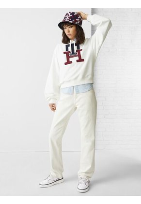 Zapatilla Blanca Con Logo Tommy Hilfiger