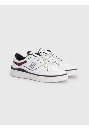 Zapatilla Blanca Con Logo Tommy Hilfiger