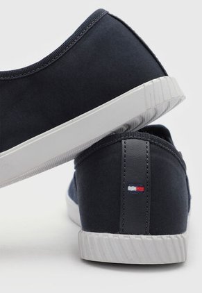 Tenis Casual Tommy Hilfiger Canvas Azul