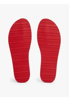 Sandalias Azul Con Logo En Jacquard Y Suela Dentada Tommy Hilfiger