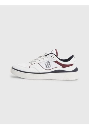 Zapatilla Blanca Con Logo Tommy Hilfiger