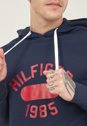 Hoodie Azul Navy-Rojo-Blanco Tommy Hilfiger Sleepwear