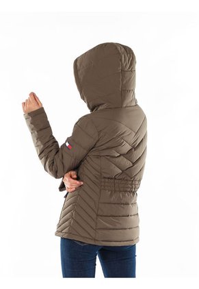 Chaqueta Packable Con Logo Mujer Verde Tommy Hilfiger