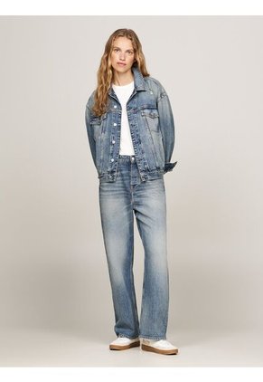 Chaqueta Azul Denim Oversize Desgastada Tommy Hilfiger