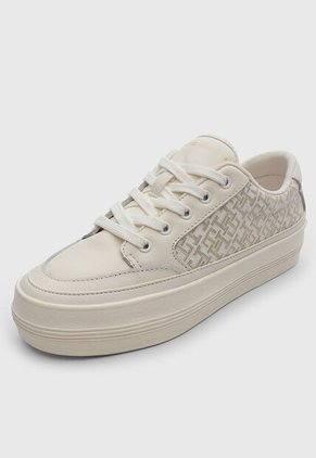 Tenis Lifestyle TOMMY HILFIGER Monogram Marfil
