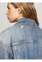 Chaqueta Azul Denim Oversize Desgastada Tommy Hilfiger de Tommy Hilfiger