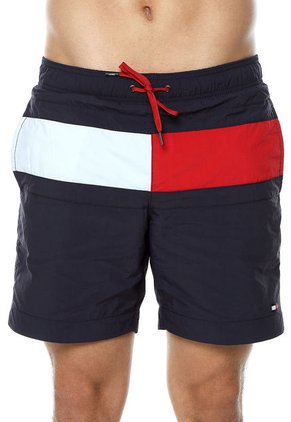 Traje De Baño Azul-Blanco-Rojo Tommy Hilfiger
