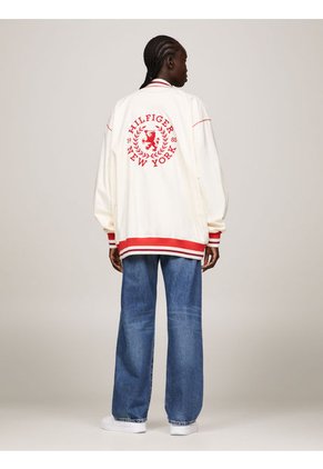 Chaqueta De Béisbol Con Escudos Th Tommy Hilfiger