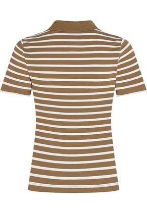 Polo Marrón 1985 Collection Slim De Piqué Tommy Hilfiger