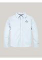 Camisa Celeste Niño Oxford Corte Regular Tommy Hilfiger de Tommy Hilfiger