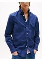 Camisa Azul Oscuro Flex Poplin De Manga Larga Tommy Hilfiger de Tommy Hilfiger