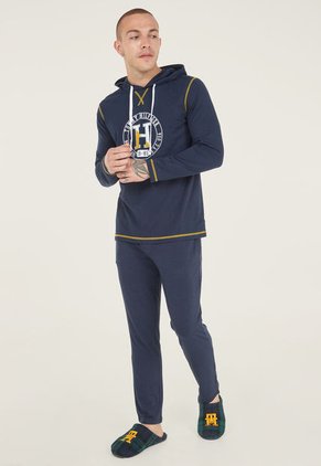 Hoodie Azul Navy-Amarillo-Blanco Tommy Hilfiger Sleepwear