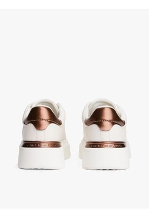 Tenis Blanco Con Plataforma Tommy Hilfiger