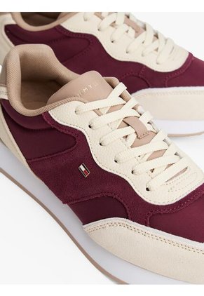 Tenis Multicolor De Ante Con Monograma TH Tommy Hilfiger