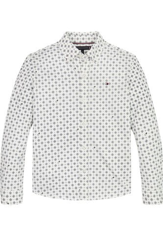 Camisa Blanca Con Estampado TH Tommy Hilfiger Tommy Hilfiger