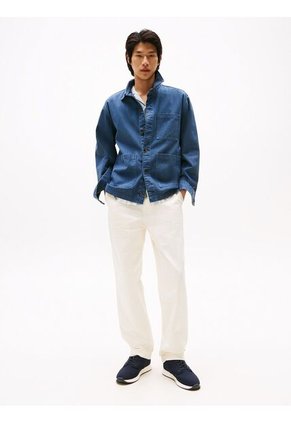 Tenis Azul De Punto Con Logo Tommy Hilfiger