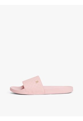 Sandalias Rosa Con Monogramas TH En Relieve Tommy Hilfiger