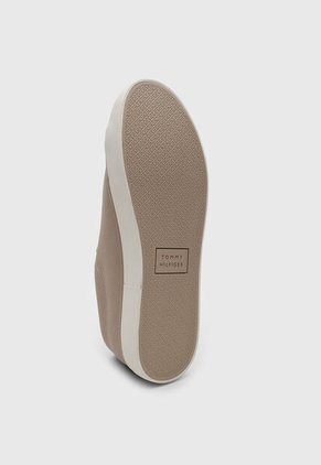 Tenis Casual Tommy Hilfiger Low Core Canvas Taupe