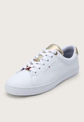 Tenis Lifestyle Blanco-Dorado Tommy Hilfiger
