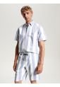 Camisa De Rayas Verticales Hombre Azul Tommy Hilfiger de Tommy Hilfiger