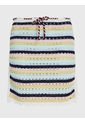 Falda De Croché Con Diseño De Rayas Mujer  Tommy Jeans de Tommy Hilfiger