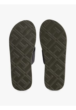 Sandalias Gris Con Logo Engomado Tommy Hilfiger