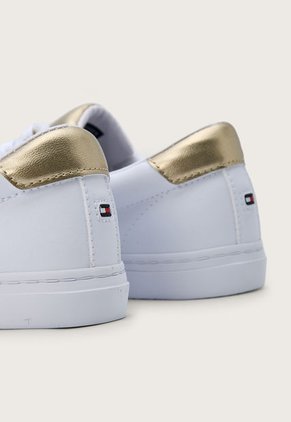 Tenis Lifestyle Blanco-Dorado Tommy Hilfiger