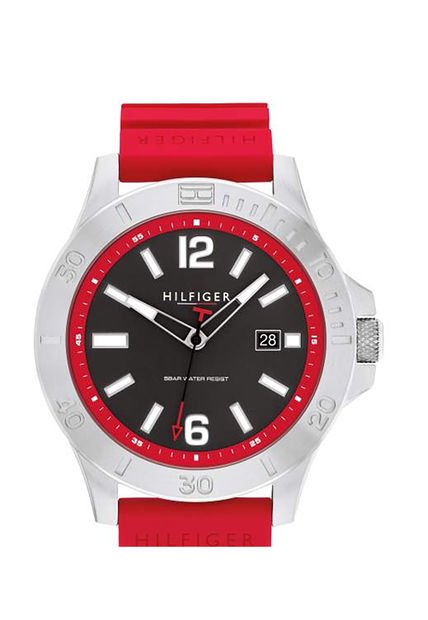 Reloj Tommy Hilfiger Modelo 1710540 Rojo Hombre