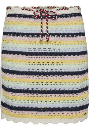 Falda De Croché Con Diseño De Rayas Mujer  Tommy Jeans