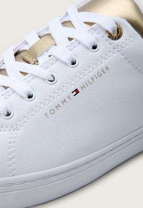 Tenis Lifestyle Blanco-Dorado Tommy Hilfiger