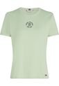 Camiseta Verde De Corte Regular Con Diseño De Rayas Tommy Hilfiger de Tommy Hilfiger
