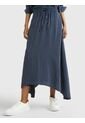 Falda Midi Con Diseño De Rayas Mujer Blanco Tommy Hilfiger de Tommy Hilfiger