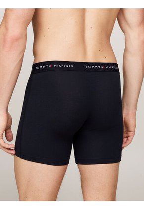 Pack Multicolor De 3 Calzoncillos Bóxer Essential Con Logo Tommy Hilfiger