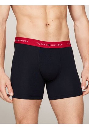 Pack Multicolor De 3 Calzoncillos Bóxer Essential Con Logo Tommy Hilfiger