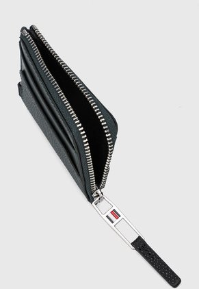 Portadocumentos Verde-Plateado Tommy Hilfiger
