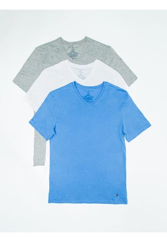 3 Pack De Camisetas De Cuello V Con Logo Tommy Hilfiger Tommy Hilfiger