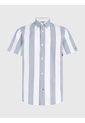 Camisa De Rayas Verticales Hombre Azul Tommy Hilfiger de Tommy Hilfiger