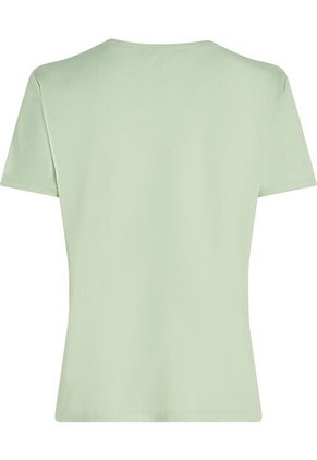 Camiseta Verde De Corte Regular Con Diseño De Rayas Tommy Hilfiger