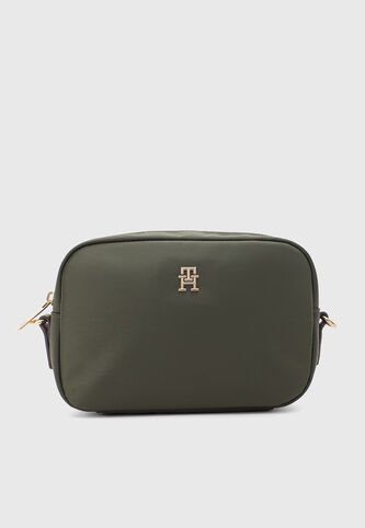 Bolso Manos Libres TOMMY HILFIGER Popette Verde Tommy Hilfiger