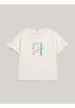 Camiseta Niña Blanca Con Monogram Th Tommy Hilfiger de Tommy Hilfiger